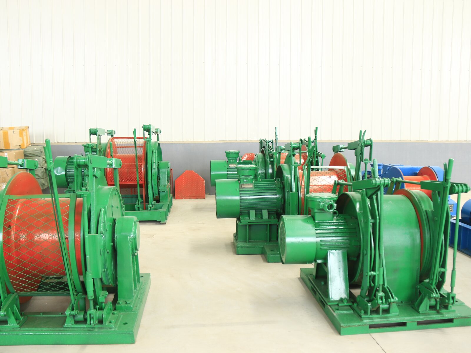 Underground mining equipment on the Zhongmei manufacturing floor