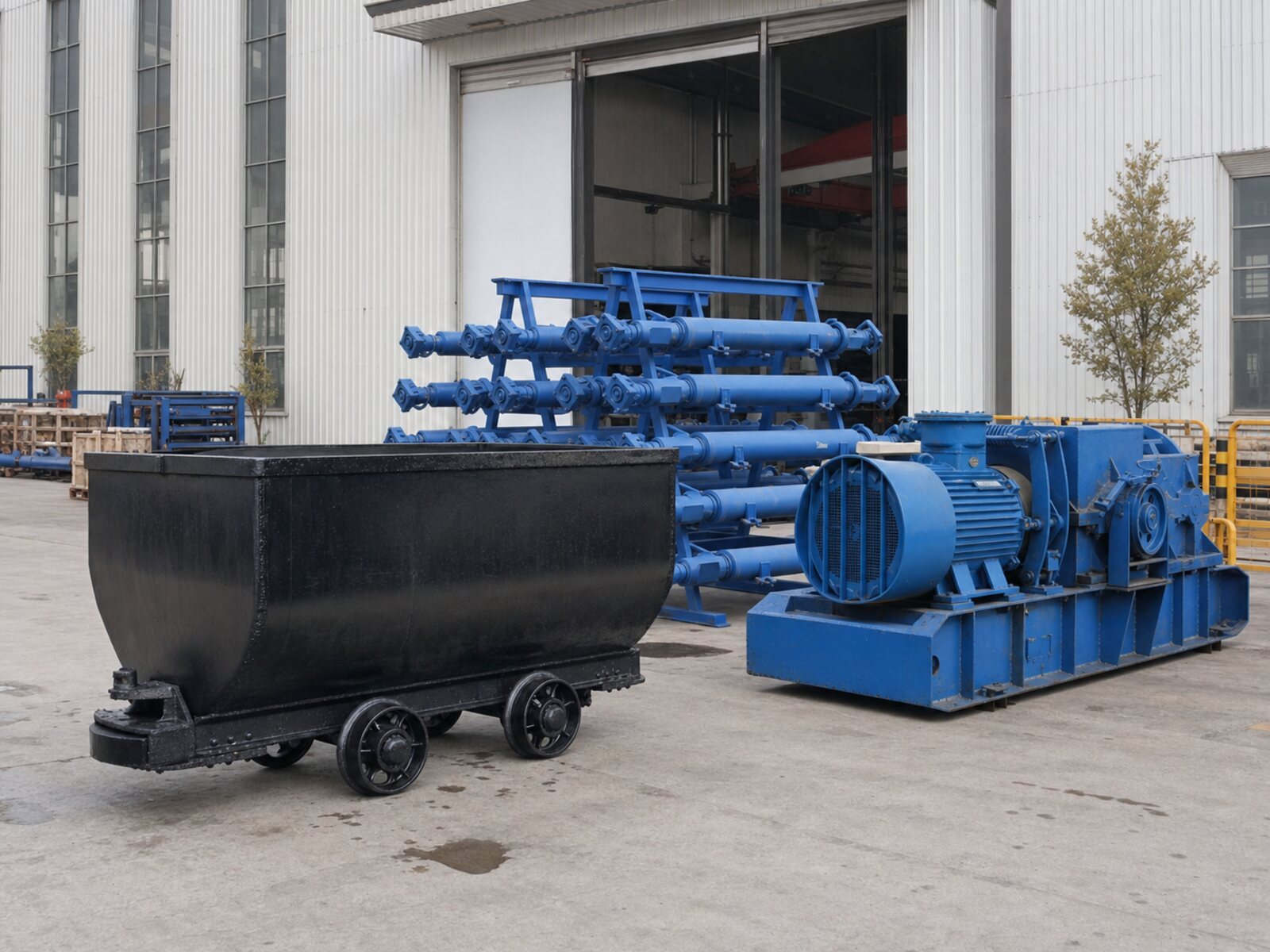 Zhongmei underground mining equipment prepared for inspection